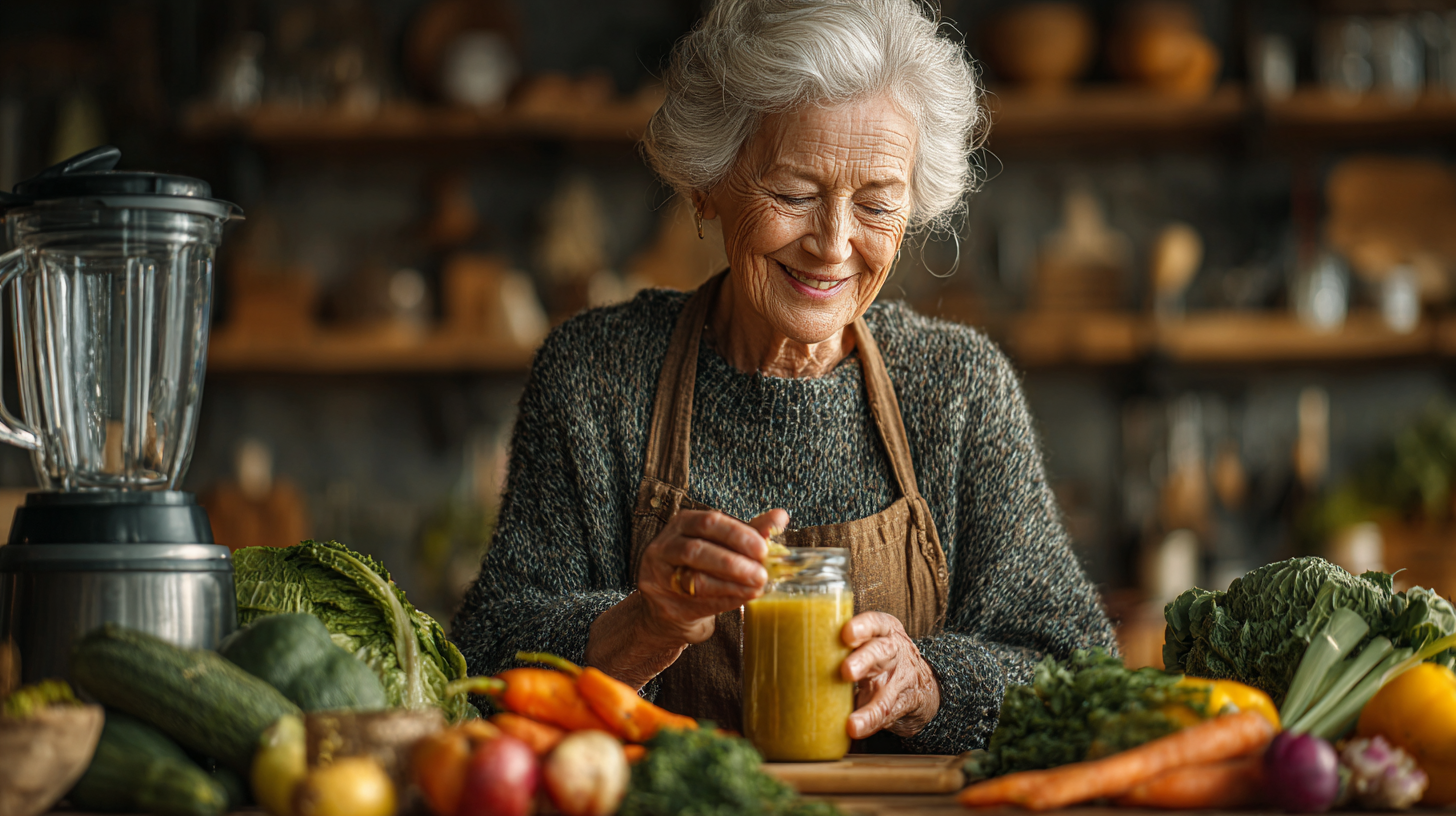 Ingrediente naturale și proaspete pentru seniori